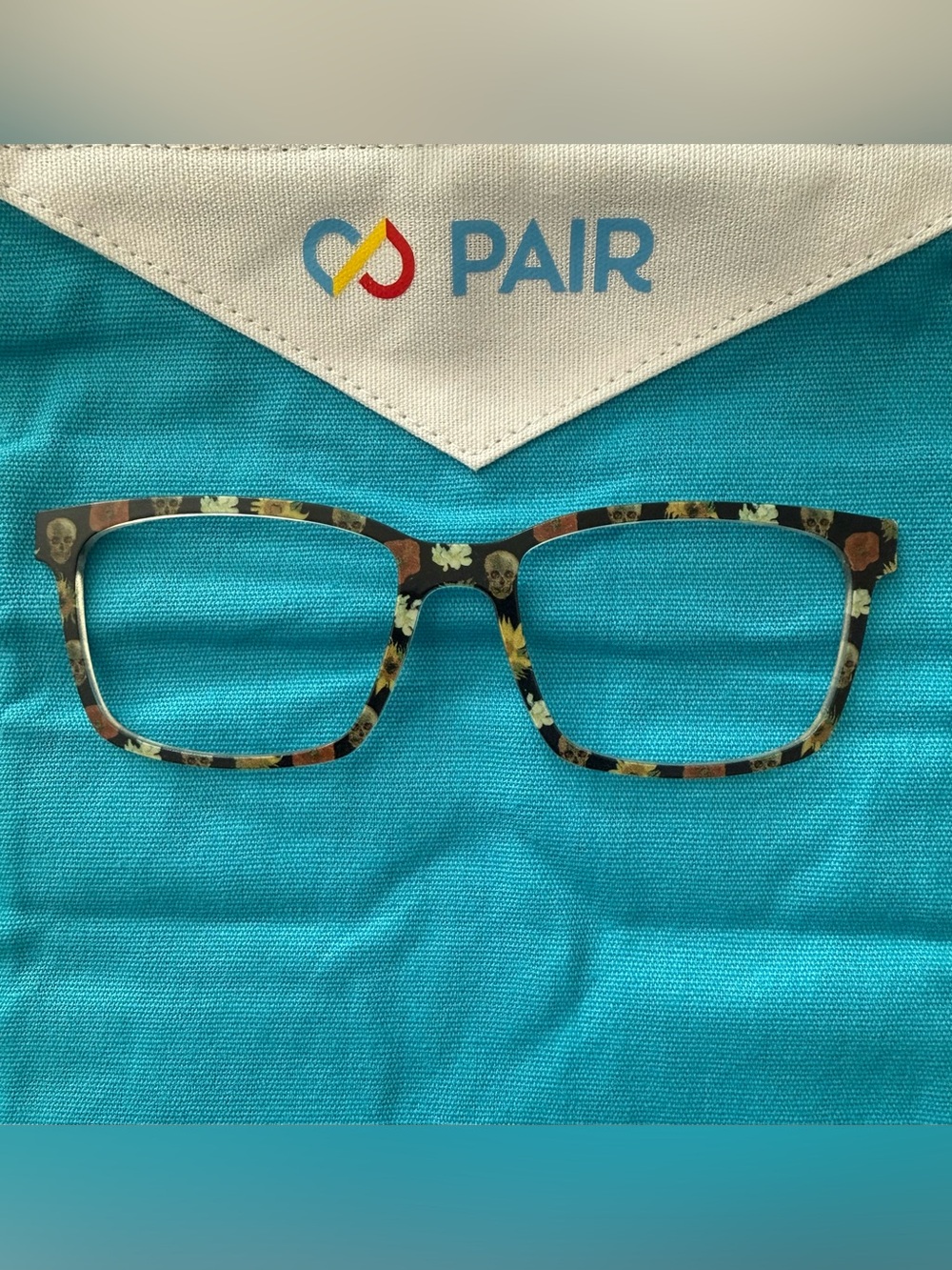 PAIR Eyewear Kirby Floral Skulls Topper
